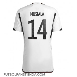 Alemania Jamal Musiala #14 Primera Equipación Mundial 2022 Manga Corta